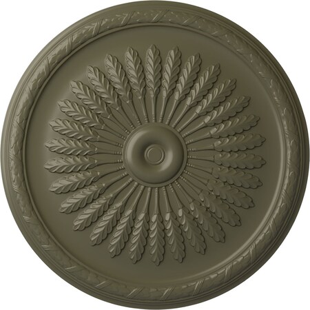 Ekena Millwork Juniper Ceiling Medallion (Fits Canopies up to 7"), Hand-Painted Painted Turtle, 36"OD x 1 1/2"P CM36JUPTF